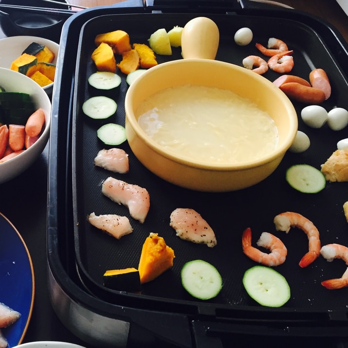 Mixチーズでお手軽 焼チーズフォンデュ レシピ 作り方 By ミィ キチ 楽天レシピ Mixチーズでお手軽 焼チーズフォンデュ レシピ 作り方 By ミィ キチ 楽天レシピ